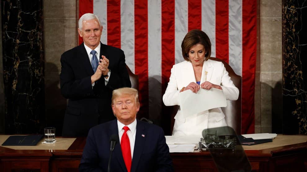Donald Trump Gave a Terrible State of the Union Speech. Nancy Pelosi Ripped It Up.